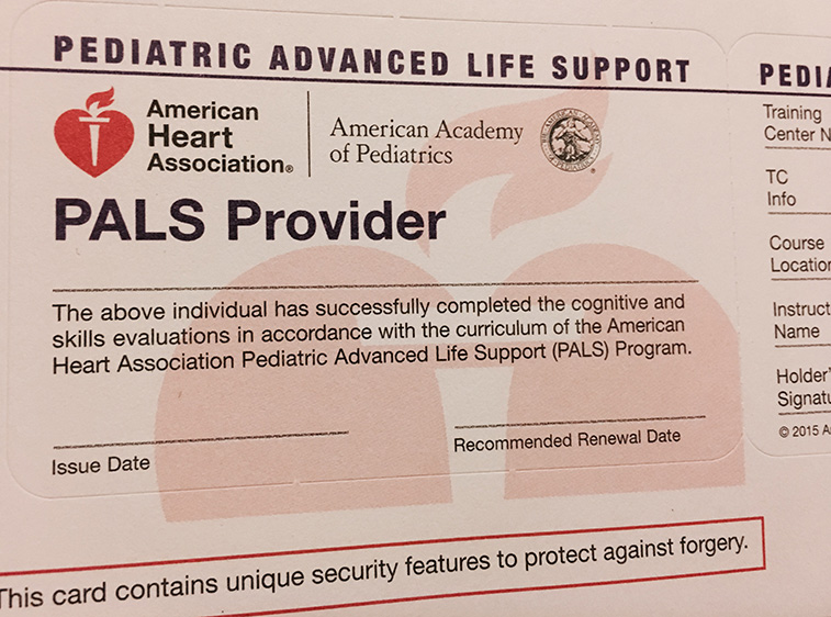 Houston PALS skills sessions